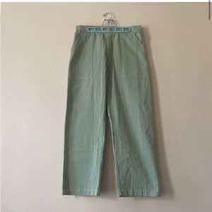 Big Budd work pant light green